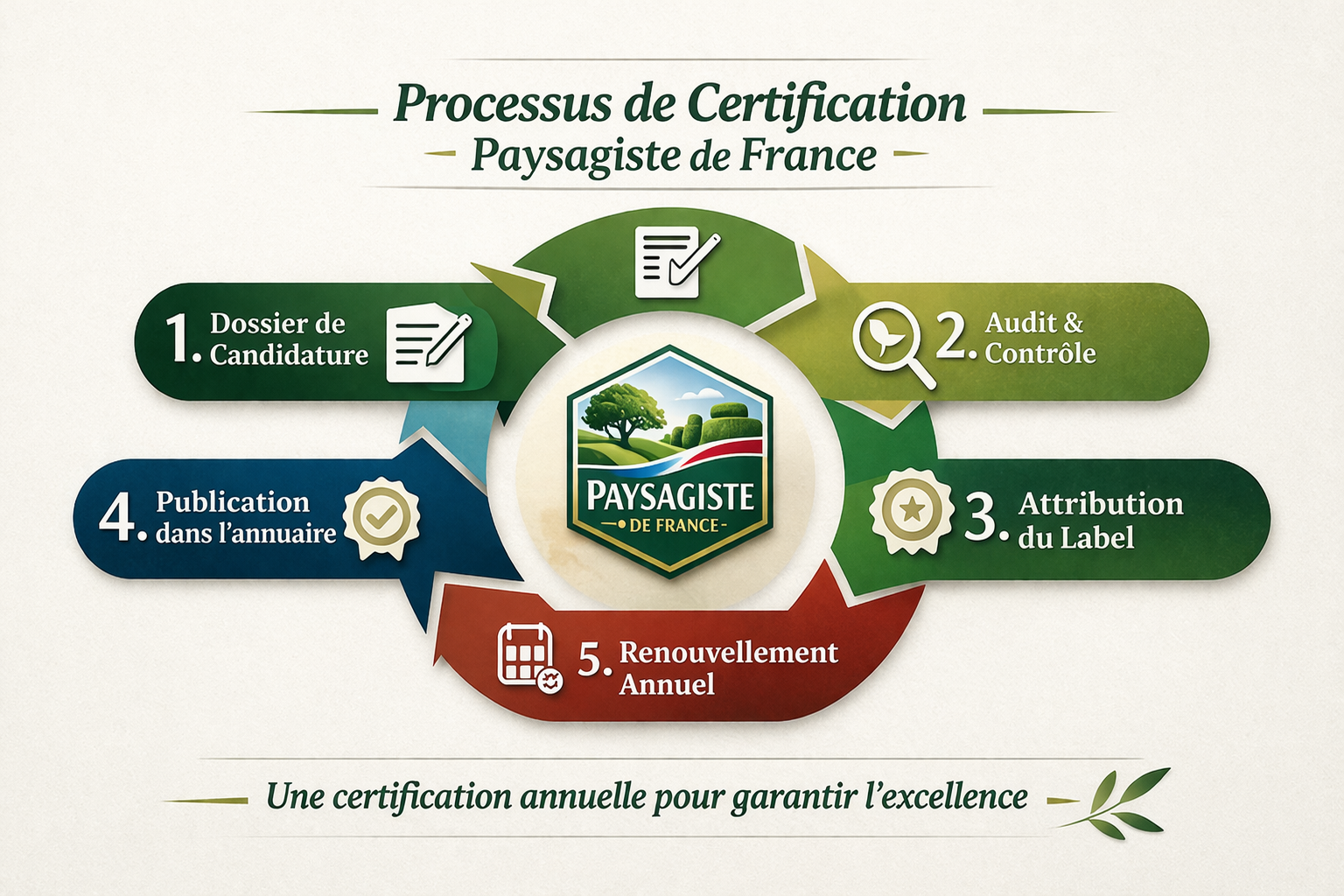 Processus de certification Paysagiste de France